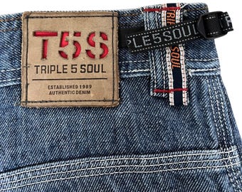 Vintage Distressed Triple 5 Soul Baggy Hip Hop Jeans - Etsy