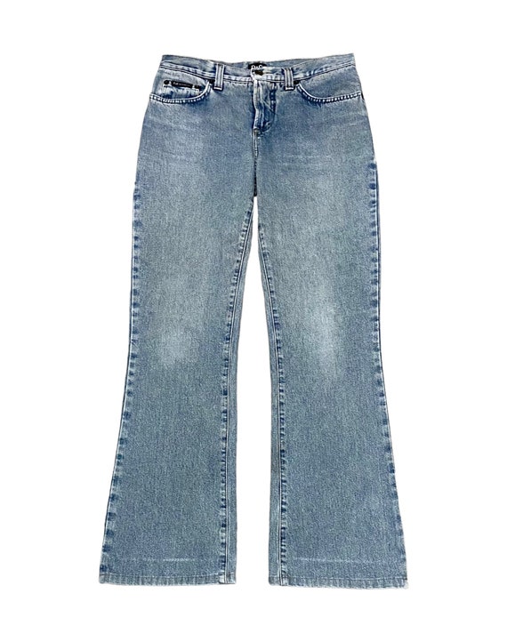 パンツ D&G DOLCE&GABBANA Wide Denim Jeans Used 2000s Vintage D&G Dolce Gabbana Wide Leg Jeans - Etsy