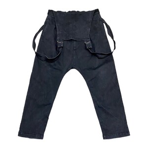 Salopette vintage ISAMU KATAYAMA BACKLASH in jeans neri