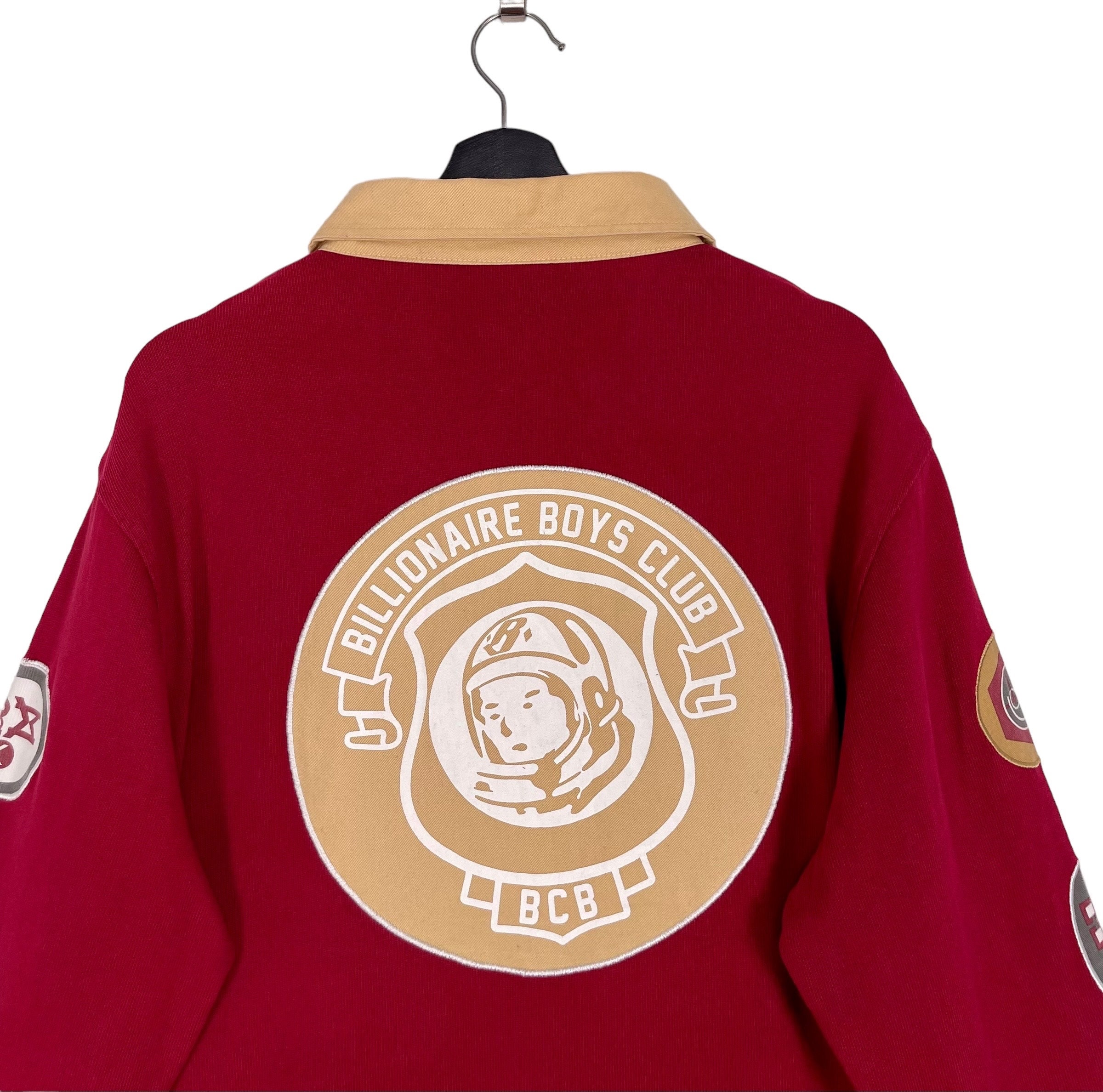 BBC BILLIONAINE BOYS CLUB ラガーシャツ 長袖 ポロ 日本人気超絶の ポロ 長袖 ラガーシャツ CLUB BOYS BILLIONAINE BBC