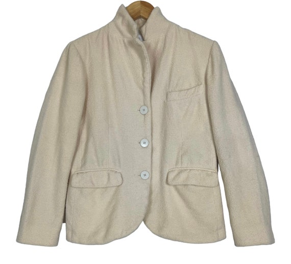 Vintage Agnes B Paris Wool Coat Jacket - Etsy Israel