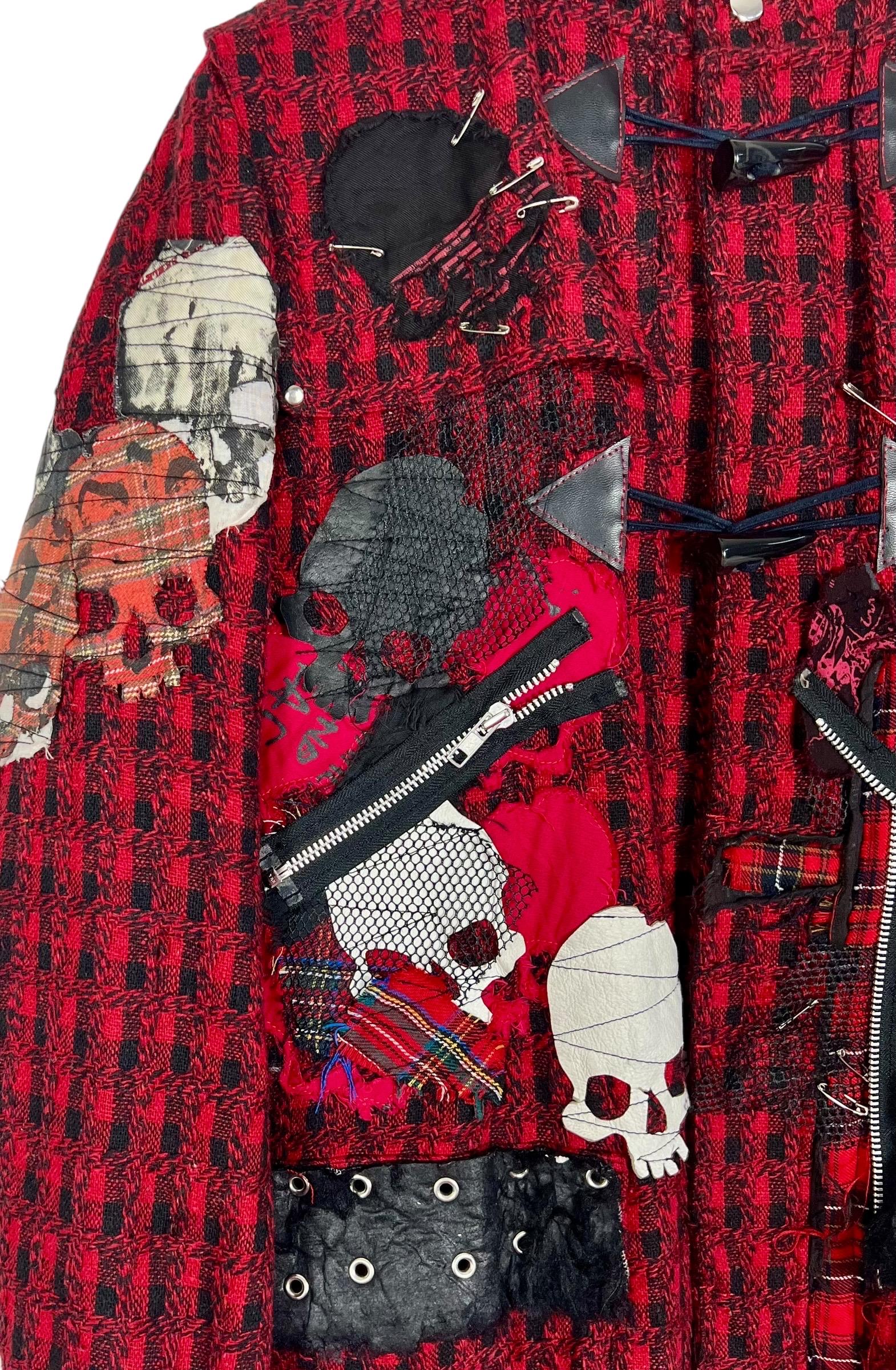 Vintage H.naoto Punk Anarchy Wool Gothic Coffin Jacket - Etsy