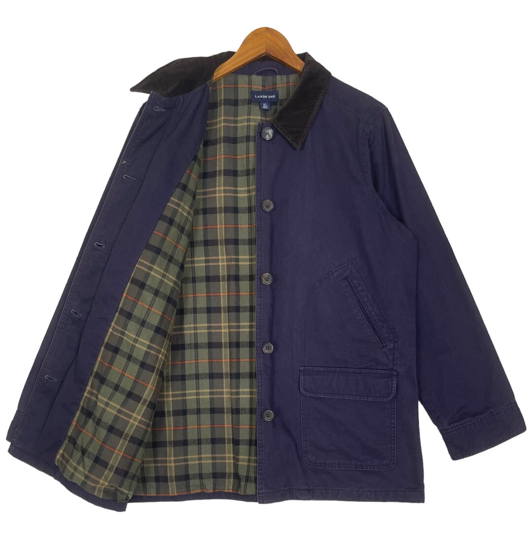 Vintage Lands End Japan Work Jacket Etsy