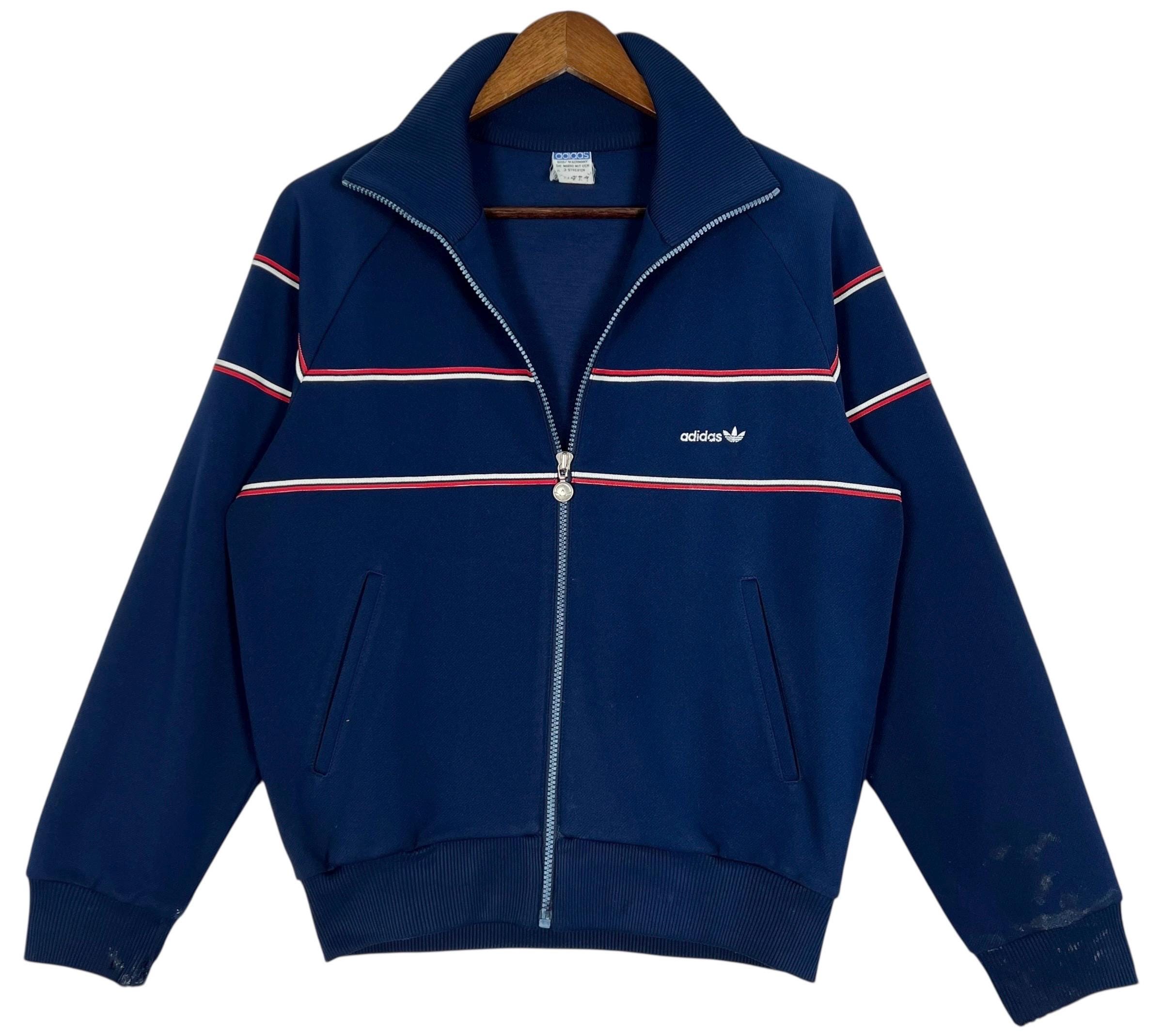 80s Vintage Distressed Adidas Descente Track Top Jacket - Etsy