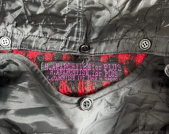 Vintage H.naoto Punk Anarchy Wool Gothic Coffin Jacket - Etsy