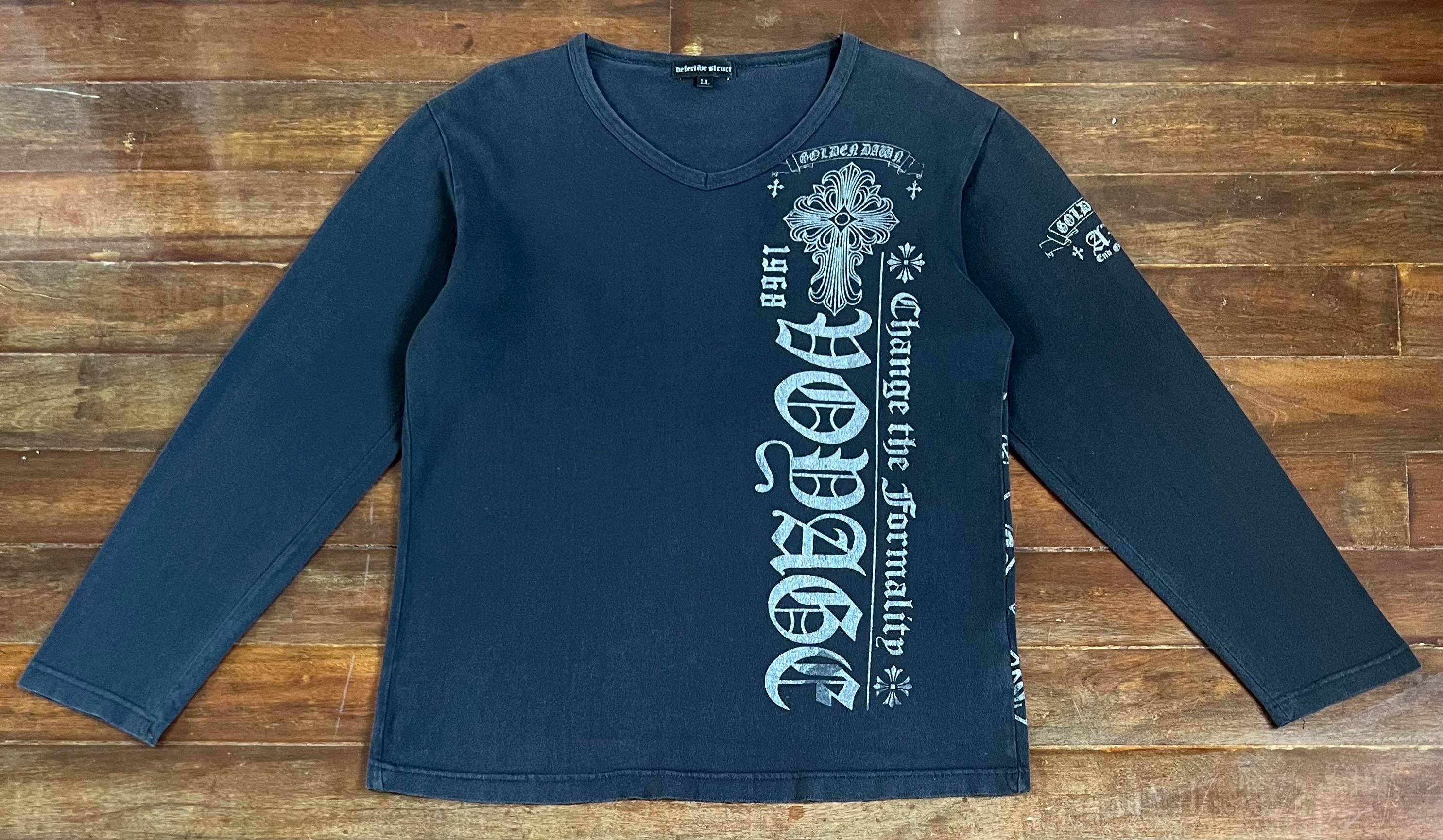 Chrome Hearts Long Sleeve Shirt - Etsy Chrome Hearts Long Sleeve Shirt - Etsy