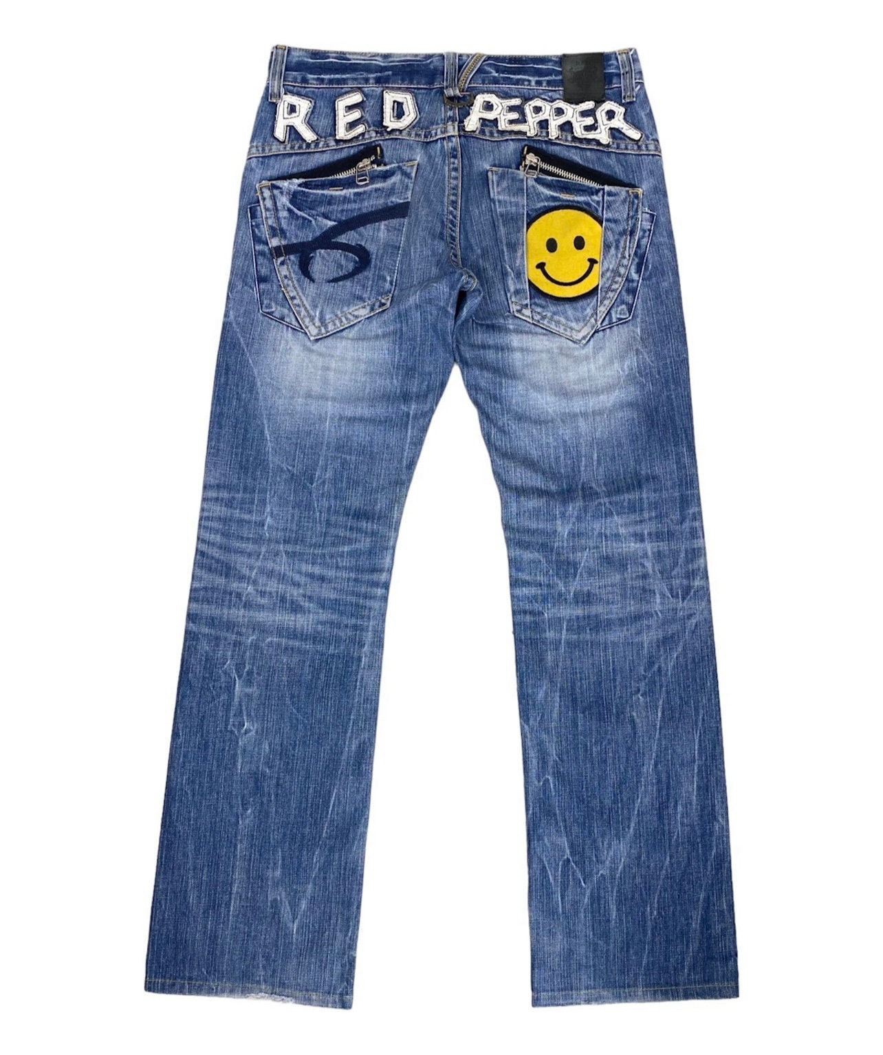Vintage Red Pepper Japanese Ed Hardy Embroidered Jeans - Etsy