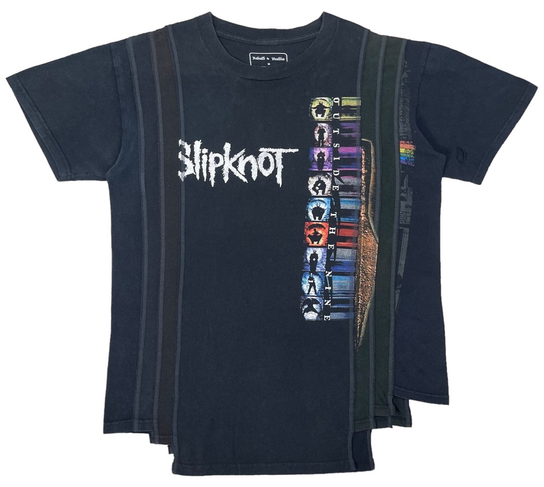 Slipknot バンドTシャツ　XL OUTSIDE THE NINE Vintage 90's Slipknot Shirt ,Band Shirt, Black Gift Fan