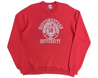 トップス 50s60s RUSSELL FRONTV COLLEGE SWEATSHIRT 90s Vintage Northwestern University Sweatshirt X Russell - Etsy