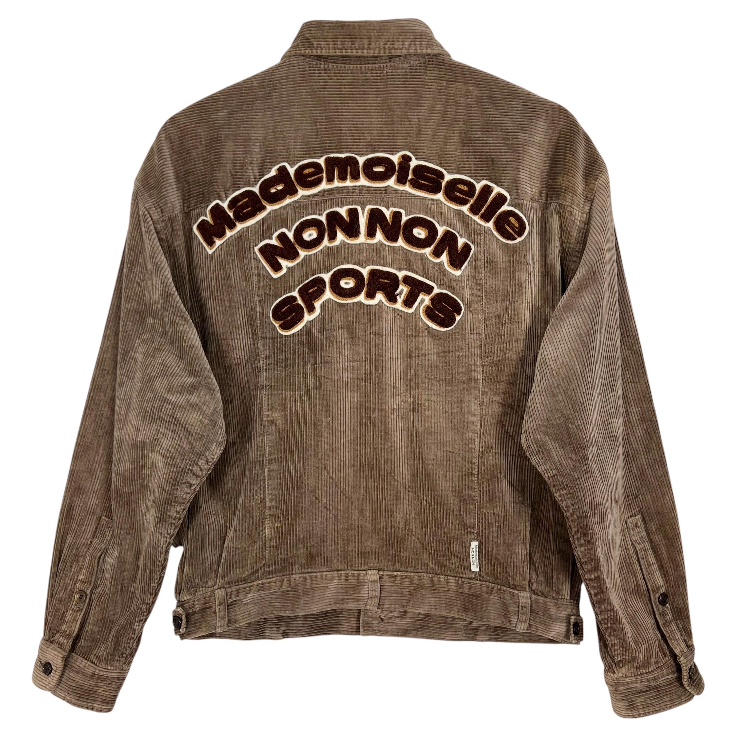 Mademoiselle NONNON スウェットジャケット☆刺繍　カジュアル Vintage Mademoiselle Non Non Sports Jacket - Etsy