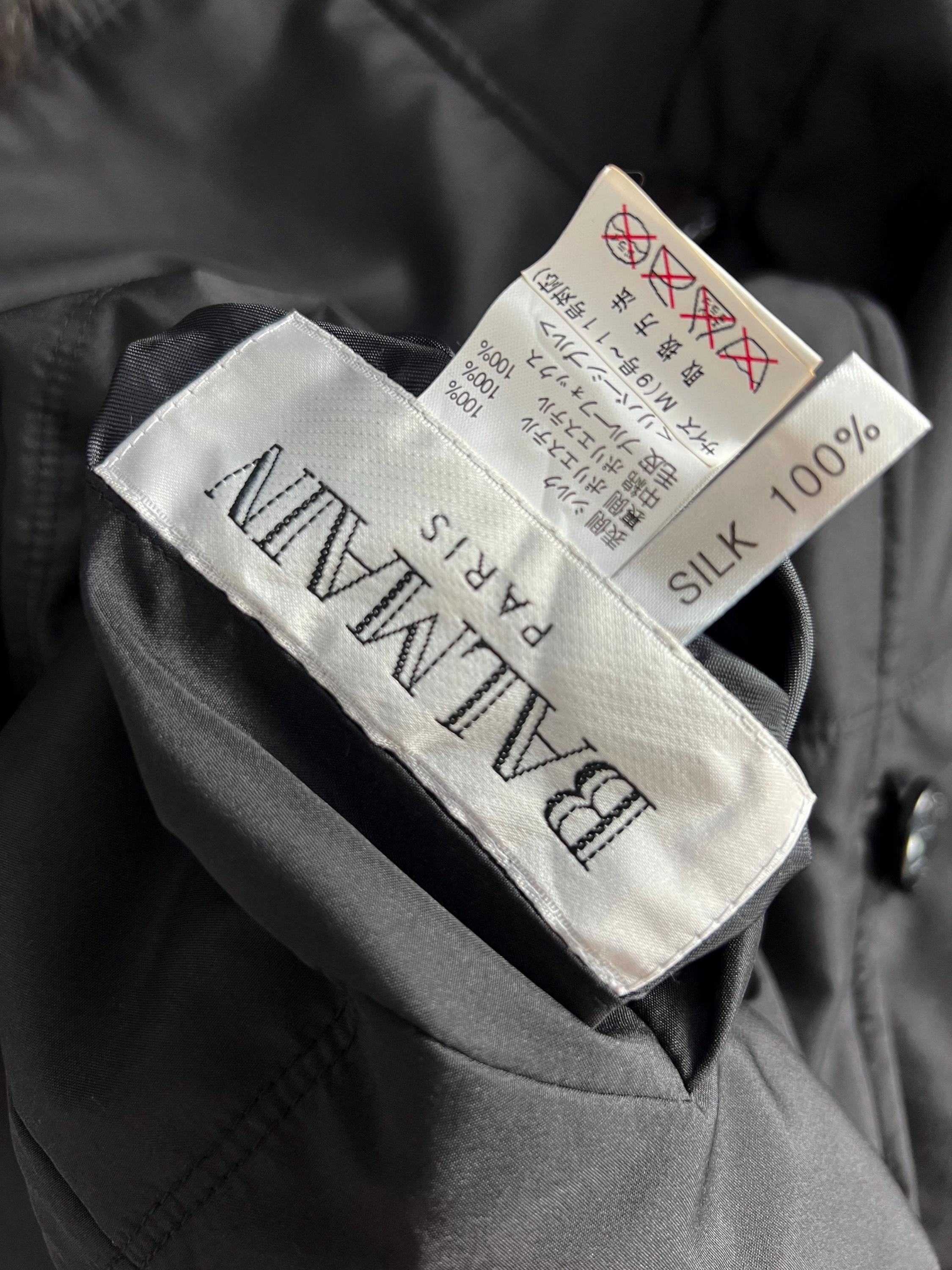 Vintage Balmain Reversible Fur Jacket - Etsy