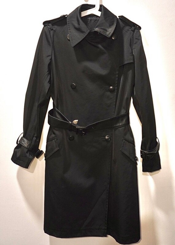 ジャケット・アウター Yohji Yamamoto Leather Trench Coat AW2004 Yohji Yamamoto Leather Trench Coat - Etsy
