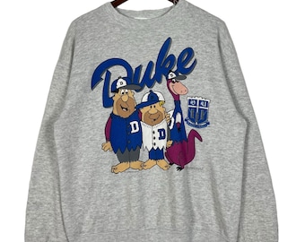 Vintage 90's Very Rare Starter Duke University Blue Devils Puffer