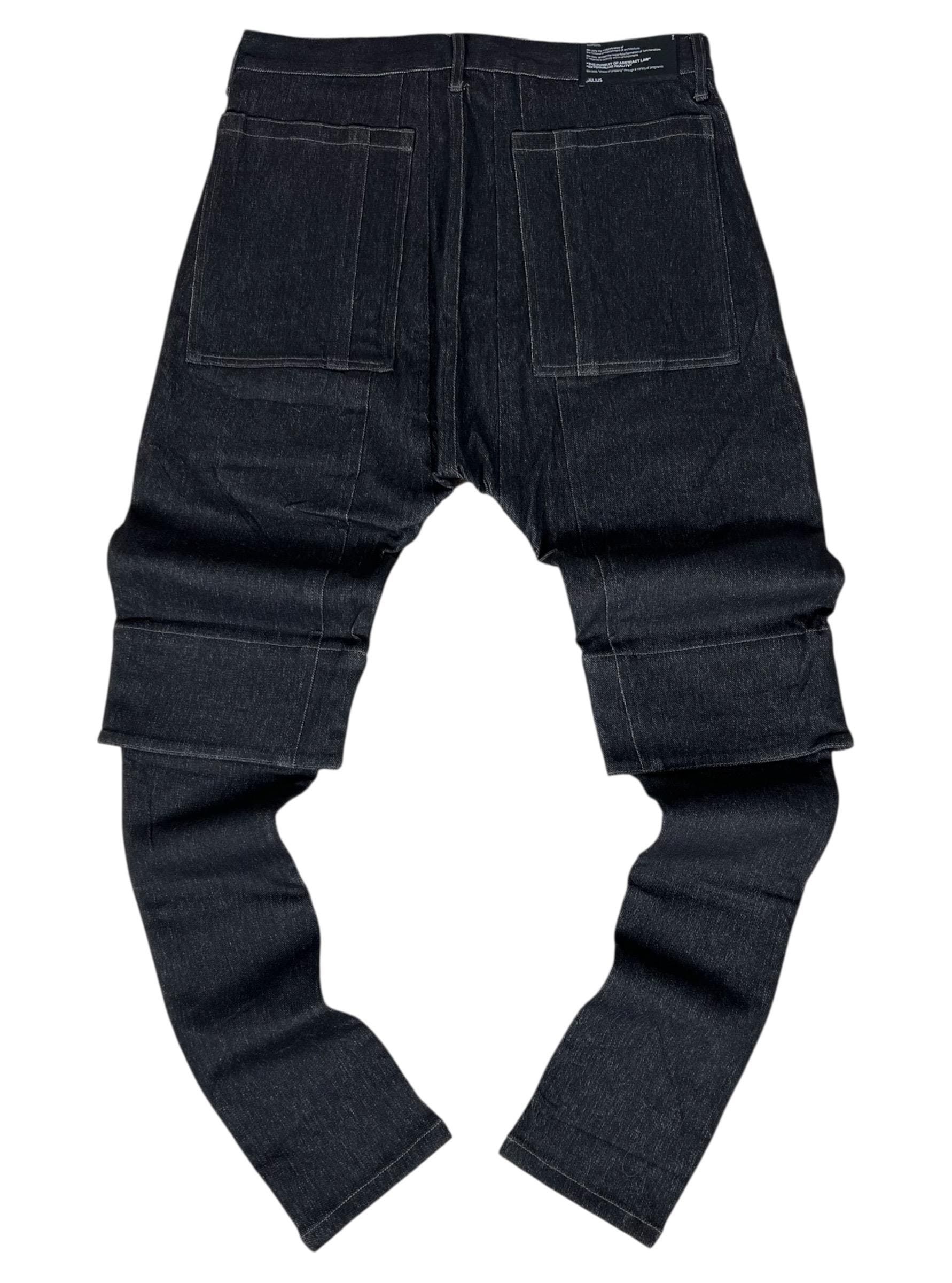 JULIUS “EXHIBITION SAMPLE” Avant Garde Denim Pants Layered