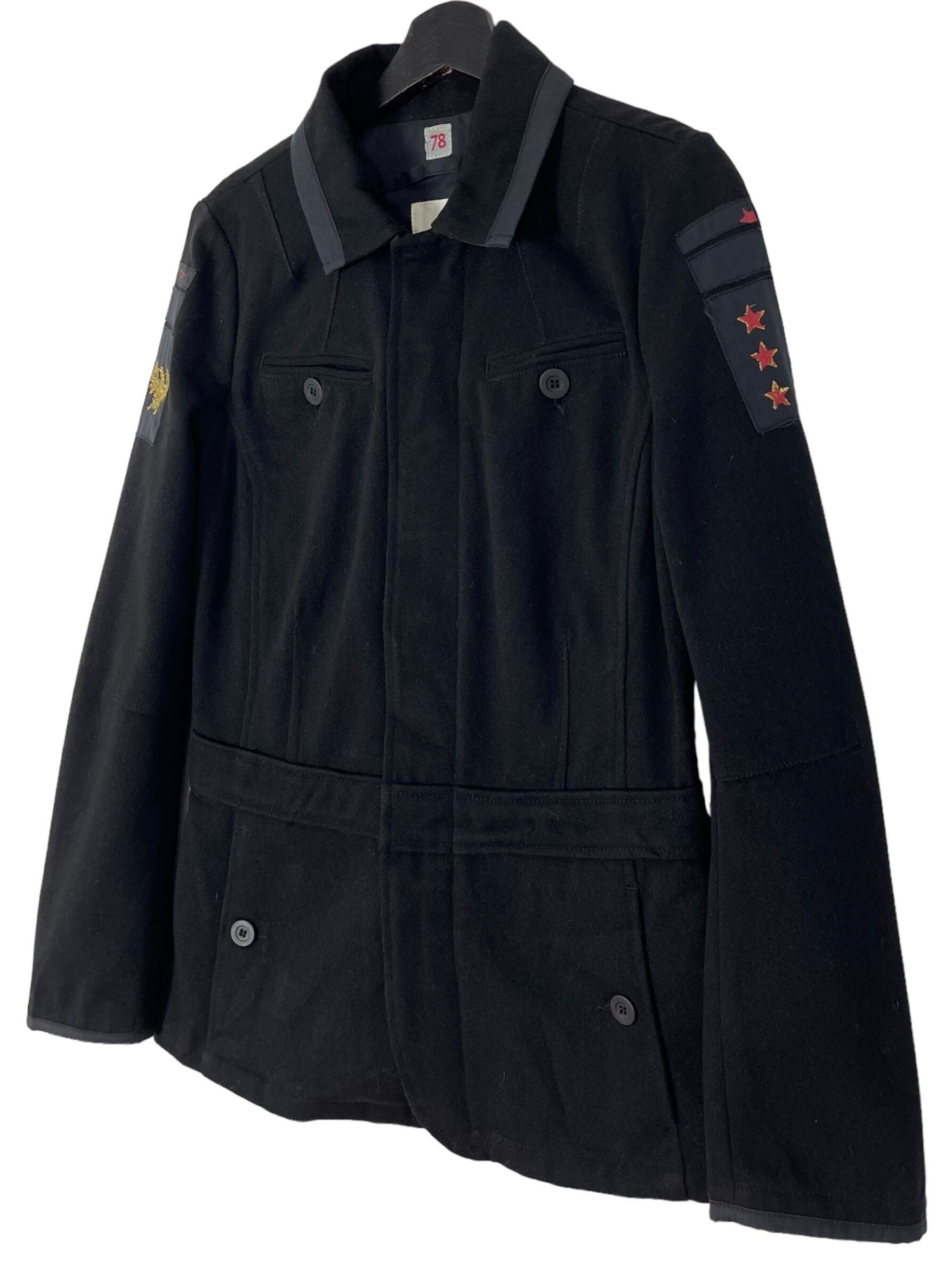 Diesel ジャケット D-KURZ Jacket in batavia-weave denim｜ブラック｜ウィメンズ