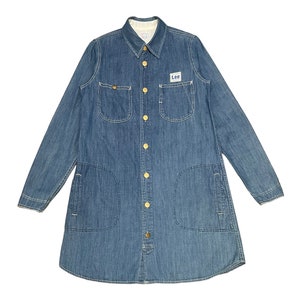 RARE!! 90s Vintage LEE Denim Button Dress