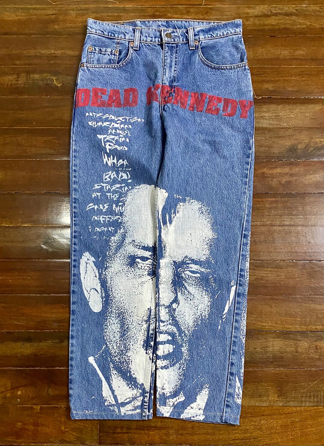RARE Vintage Dead Kennedys X Levis Jeans. Rock Band Denim. Etsy Canada