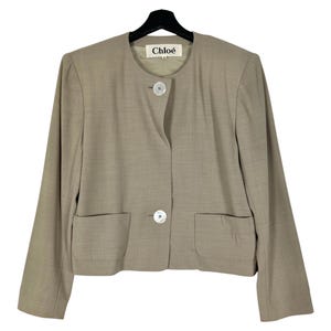 80-90s Chloe vintage jacket クロエ ジャケット Vintage Chloe Leather Jacket | ShopRelove