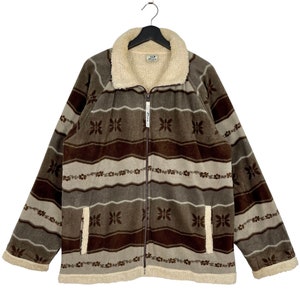 Vintage Piko Surf Style Sherpa Jacket