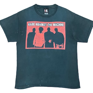 ミュージシャン RAGE AGAINST THE MACHINE TEE / 90S Rage Against the Machine Vintage 90s Tee from FADEDBLK