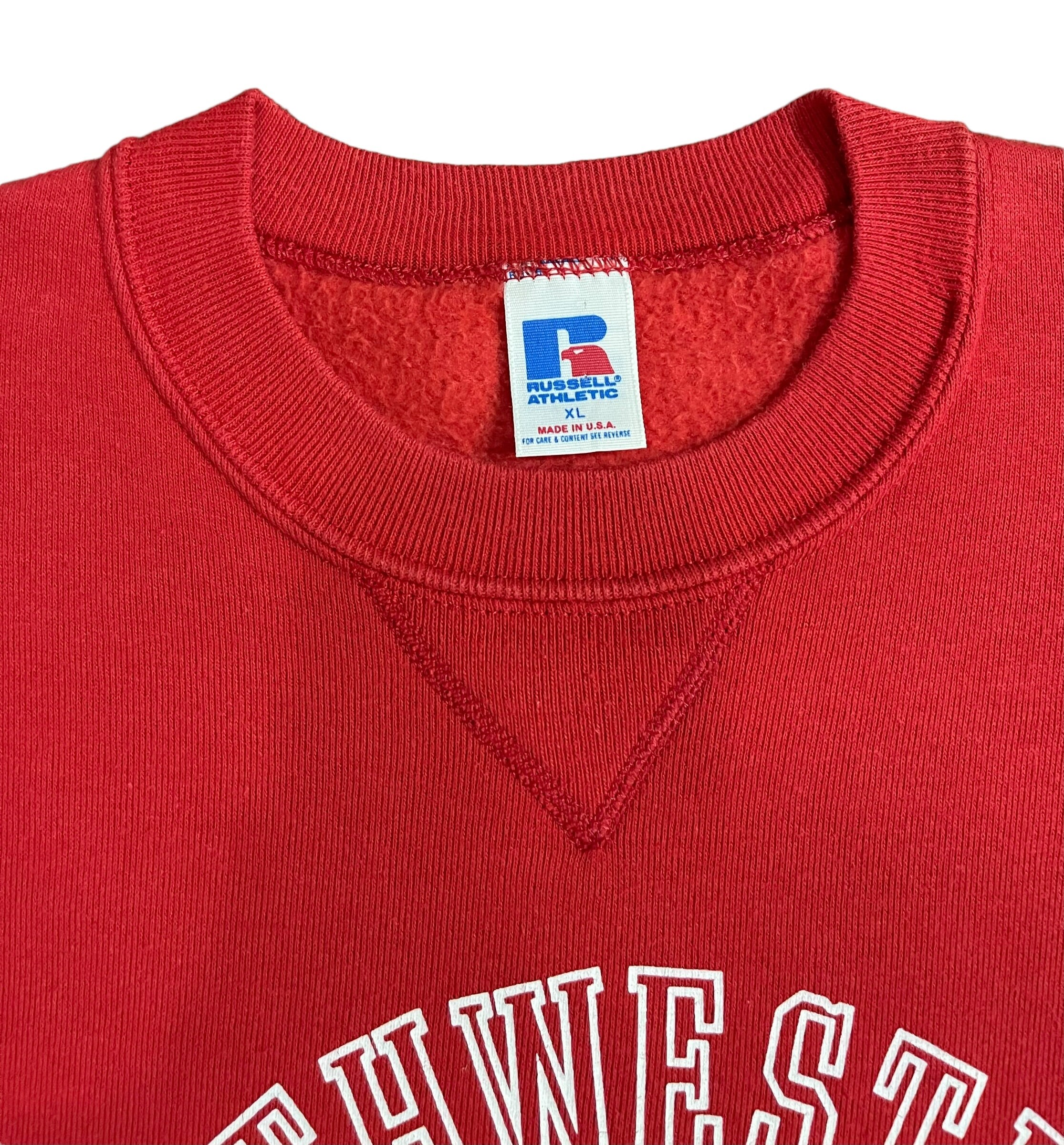 90s Vintage Northwestern University Sweatshirt X Russell - Etsy