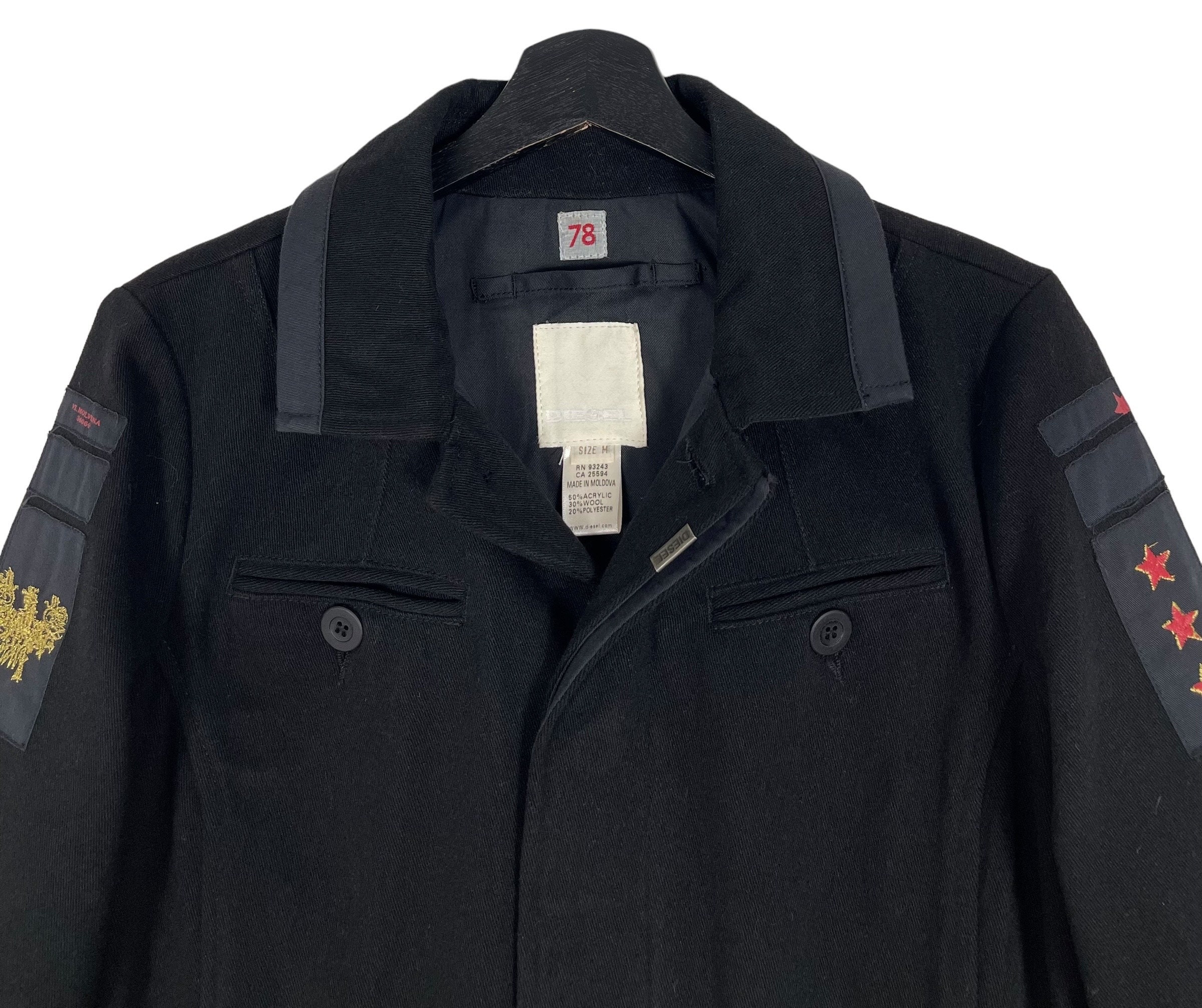 ジャケット・アウター archive 00s diesel technical zip jacket Archive 00s Diesel Dread Mohawk Zip Hoodie Men's Size S - Etsy