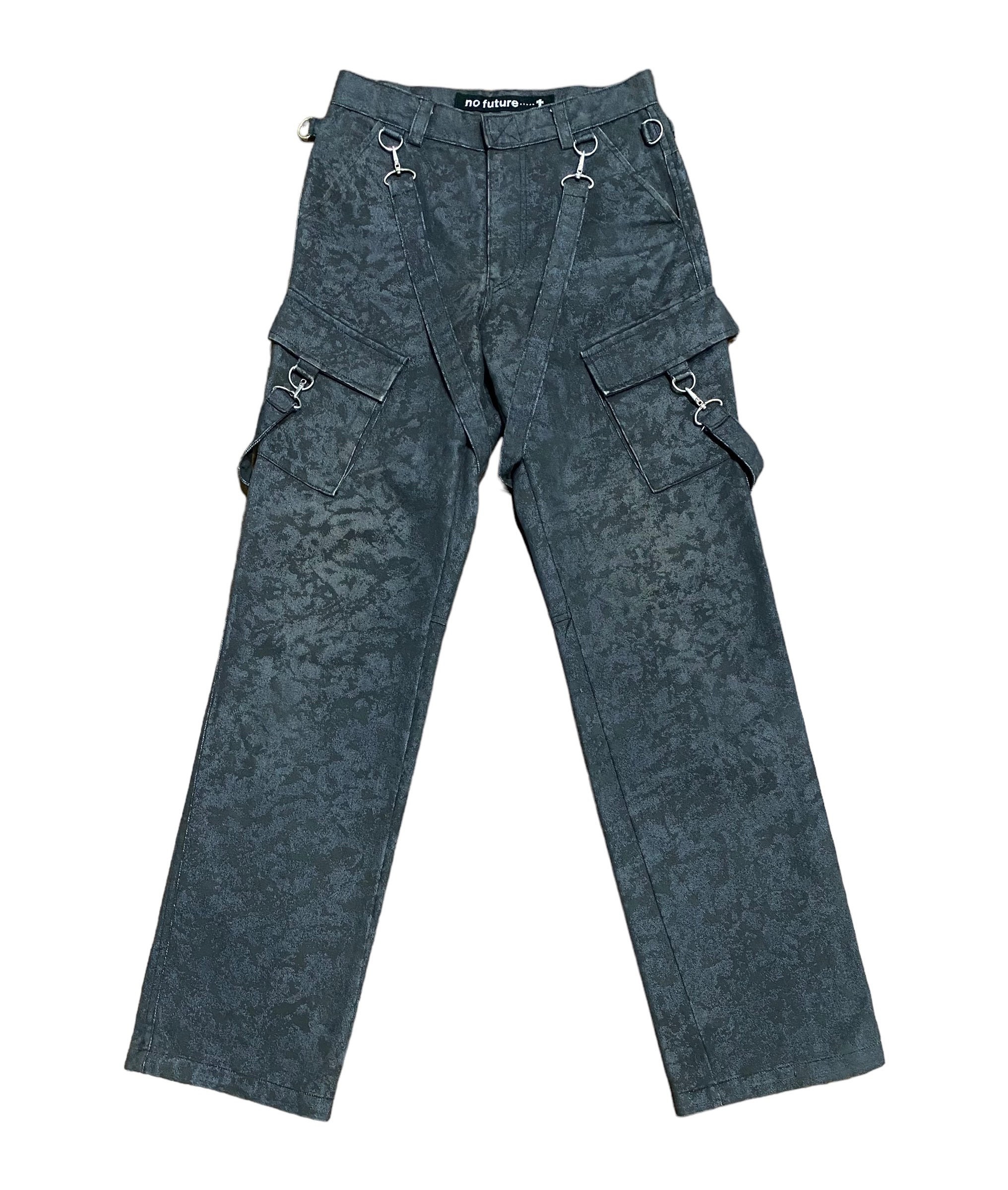 Vintage No Future Punk Bondage Cargo Pants - Etsy
