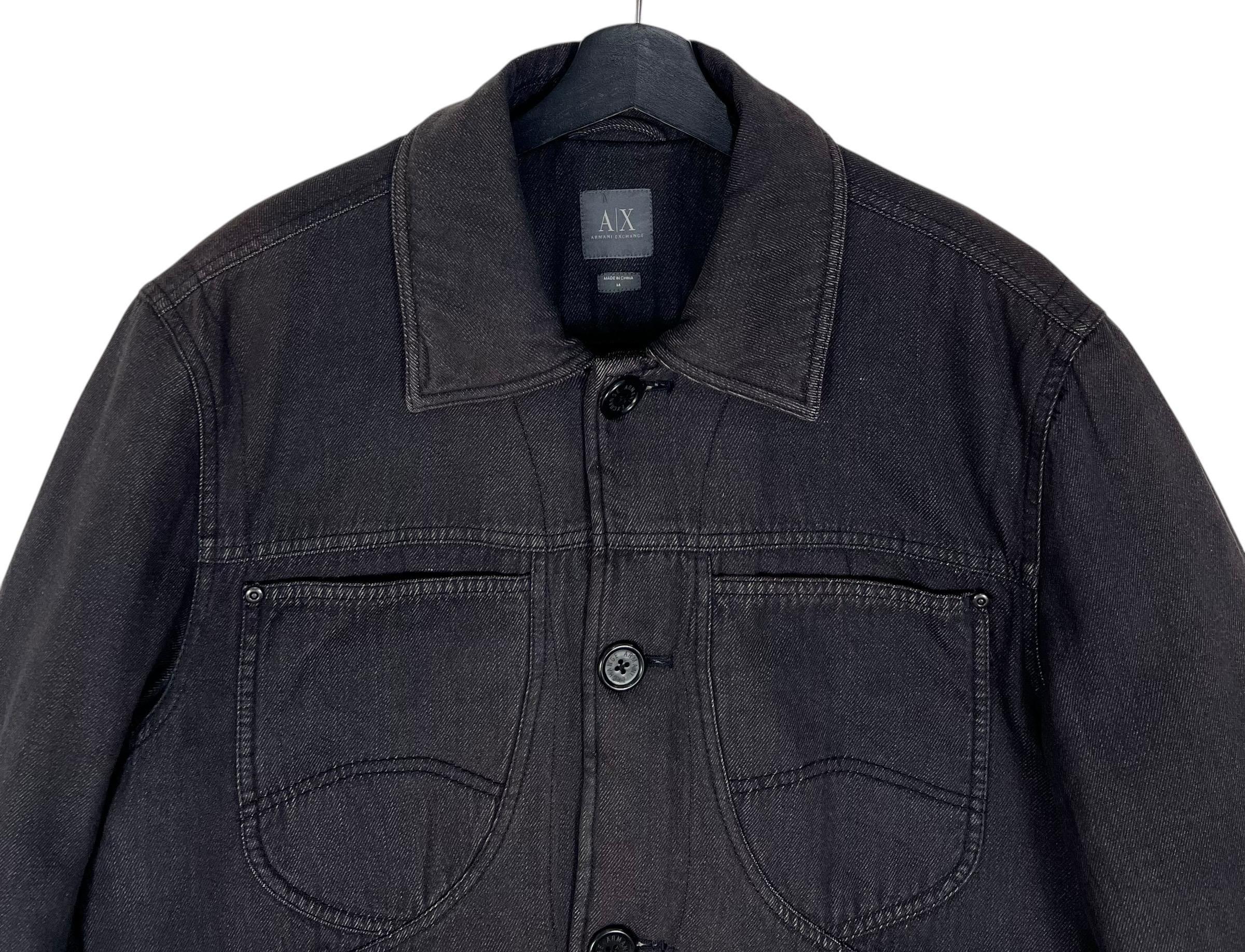 ジャケット・アウター 00s armani exchange denim jacket archive AX Armani Exchange ICON Denim Jacket - Small Light Blue | eBay