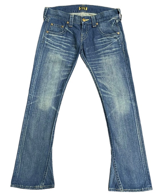 パンツ 00s no id. japanese label denim flare 00s no id. japanese label denim flare