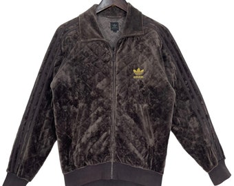 トップス 00s adidas velour track jacket y2k ATP adidas