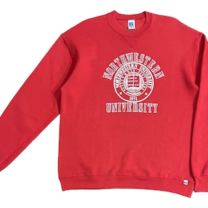 90s Vintage Northwestern University Sweatshirt x Russell