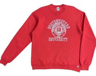 90s Vintage Northwestern University Sweatshirt x Russell