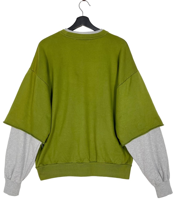 Gosha rubchinskiy green sweatshirt sale