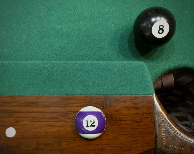 Pocket Marker / Mini Pool Ball / Gift / Billiards / Pool Etsy