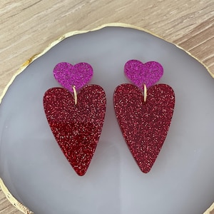 heart earrings