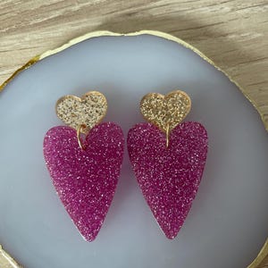 heart earrings