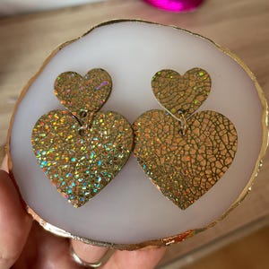 heart earrings