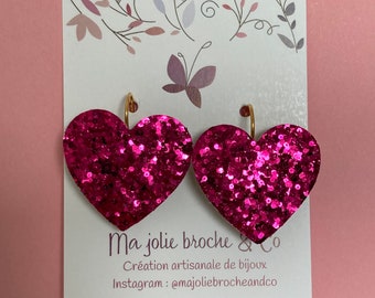 Heart earrings