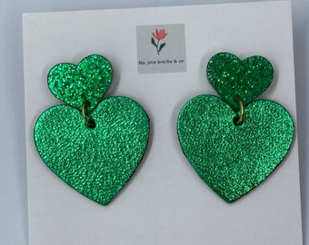 Heart earrings