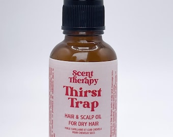 Tratamiento 100% natural para el cuero cabelludo con picazón. Aceite capilar herbal / Cuidado capilar vegano / Apoyo para un cabello y cuero cabelludo saludables.