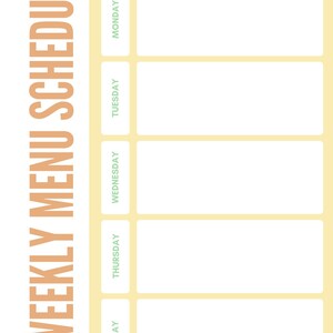 Menu Scheduler