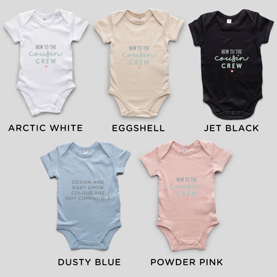Baby Grow New to the Cousin Crew Unisex Baby Clothing Gift for New