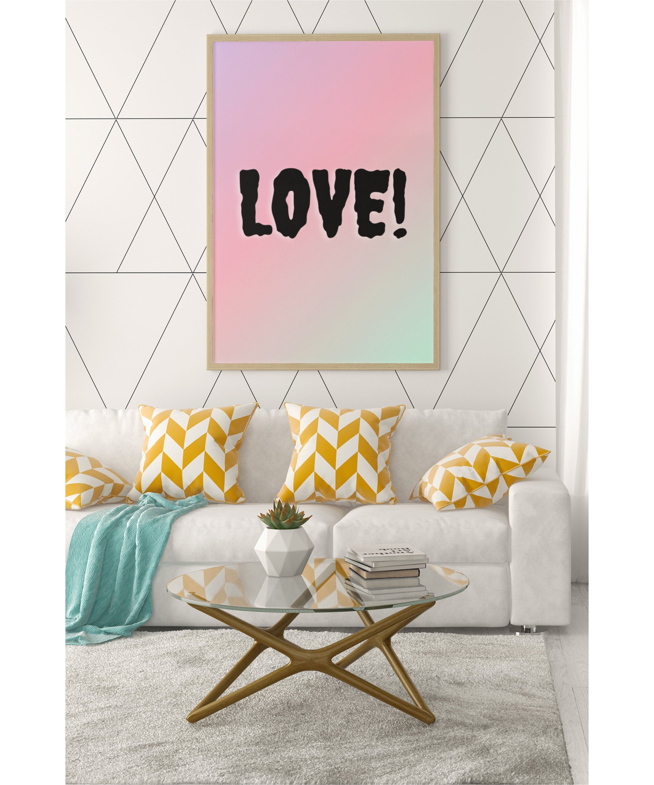 Love wall art love printable wall art love print love Etsy