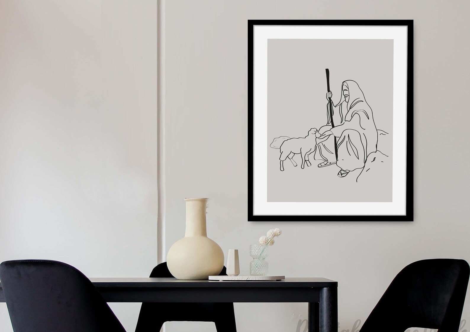 The Parable of the Lost Sheep Modern Prints Jesus Christ - Etsy