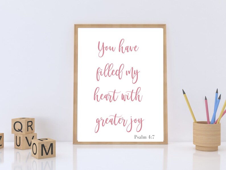 BIBLE VERSE PRINTABLE , Nursery Print Set of 3 , Bible Verse Wall Art , Girl Floral Prints