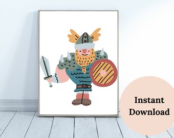 VIKING NURSERY , viking baby , Norse Nursery , Viking Room decor