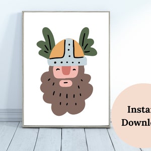 VIKING NURSERY , viking baby , Norse Nursery , Viking Room decor