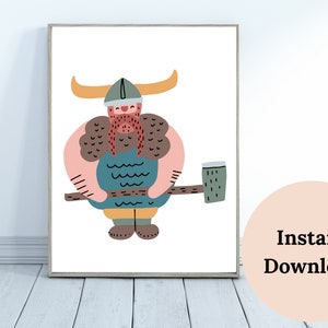 VIKING NURSERY , viking baby , Norse Nursery , Viking Room decor