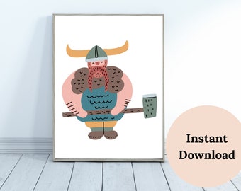 VIKING NURSERY , viking baby , Norse Nursery , Viking Room decor