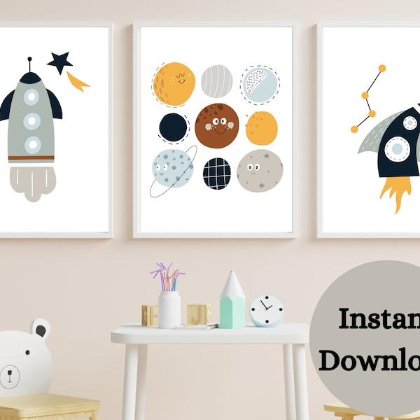 Space Themed Nursery Etsy